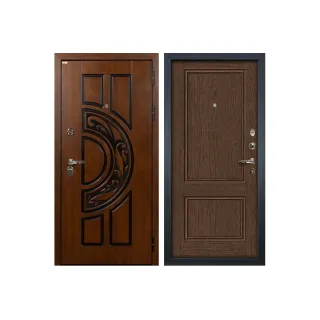 Входная металлическая дверь Лекс Спартак Cisa Энигма-1 Орех (панель №57)